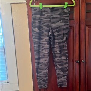 Torrid Gray Camouflage Leggings High Waist Stretch